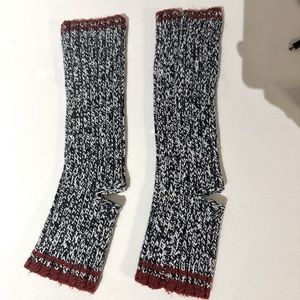 Wool crochet leg warmers NEW